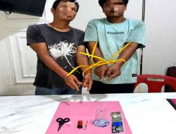 Sedang Nyabu di Rumah Kosong, Dua Warga Bagan Batu Diciduk Polisi