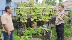 Bhabinkamtibmas Dampingi Warga Dumai Kota Kembangkan Pekarangan Pangan Bergizi