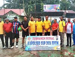 Kapolsek TPTM Buka Turnamen Futsal Cup 2026, Gaungkan Semangat Sportivitas dan Anti Narkoba