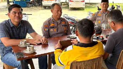 Kanit Reskrim Bersama Kapolsek Pujud Ajak Tokoh Agama Bersinergi Cegah Narkotika di Rohil