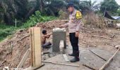 Polres Rohil Pacu Pembangunan Jembatan Merah Putih Presisi, Progres Capai 90 Persen