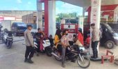 Patroli Rutin Polsek Pujud di Sejumlah Titik Keramaian