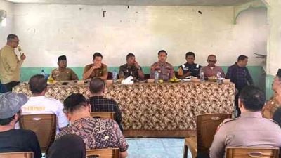Kapolsek Bagan Sinembah Hadiri Sosialisasi Proyek Pipa Gas di Pasir Putih