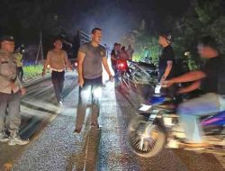 Razia Gabungan Polsek Tanjung Melawan Tanah Putih Tertibkan Balap Liar di Rohil, 13 Sepeda Motor Diamankan