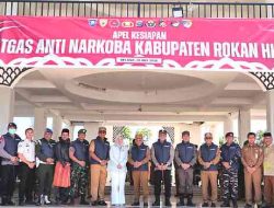 Kapolres Rohil Inisiasi Apel Satgas Anti Narkoba, Tegaskan Komitmen Bersama Perangi Peredaran Narkotika