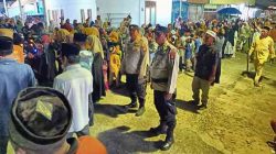 Kapolsek Pujud Pimpin Pengamanan Pawai Obor dan Arus Lalu Lintas Malam Takbir