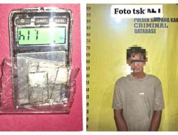 Polsek Simpang Kanan Bongkar Peredaran Sabu di Rokan Hilir, Satu Pria Ditangkap