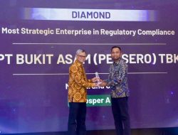PTBA Raih Diamond PROSPER A IRCA 2026, Bukti Komitmen pada Tata Kelola dan Kepatuhan