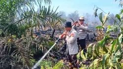 Polsek Tanah Putih Intensifkan Penanganan Titik Panas di Wilayah Rawan Karhutla