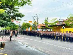 Polres Rokan Hilir Gelar Apel Kesiapan Pengamanan Ritual Bakar Tongkang 2026