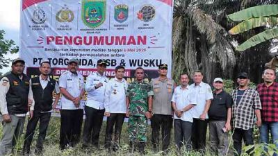 Forkopimda Rokan Hilir Tinjau Lahan Sengketa PT Torganda, Pemkab Hentikan Aktivitas dan Perkuat Pengamanan