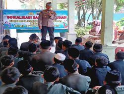 Kapolsek Tanah Putih Sosialisasikan Bahaya Narkoba kepada Pelajar SMPN 6 Tanah Putih