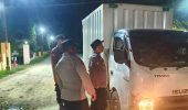 Antisipasi C3 dan Gangguan Kamtibmas Polsek Pujud Gelar Patroli Malam di Jalan Lintas Pujud-Tanjung Medan 