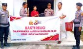 Polsek Tanah Putih Gelar Bakti Religi Sambut Hari Bhayangkara ke-80 di Gereja GPDI Simpang Benar