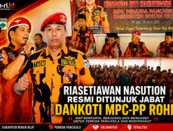 Riasetiawan Nasution Resmi Ditunjuk sebagai Dankoti MPC Pemuda Pancasila Kabupaten Rokan Hilir