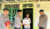 Sambut Hari Bhayangkara ke-80, Polsek Rambang Salurkan Bantuan Sosial kepada Warga