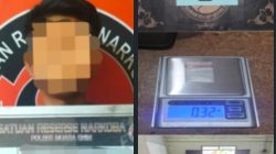 Pelaku Narkoba Diamankan di Muara Enim, Polisi Sita Sabu dan Sepeda Motor