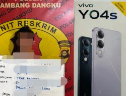 Saat Pemilik Rumah Terlelap, Ponsel Anak Dicuri; Tim Tarantula Polsek Rambang Niru Berhasil Ringkus Pelaku