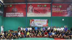 Turnamen Bulutangkis Kapolres Cup V 2026 Meriahkan Hari Bhayangkara ke-80 di Polres Muara Enim