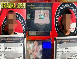 Ungkap Peredaran Sabu di Panang Enim, Dua Pelaku Diamankan Satresnarkoba Polres Muara Enim