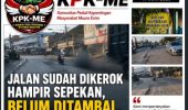 Jalan Sudah Dikerok Hampir Sepekan, Belum Ditambal, KPK-ME Soroti Kinerja Dinas Terkait