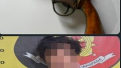 POLSEK GUNUNG MEGANG AMANKAN PEMILIK SENJATA API RAKITAN, MASYARAKAT DIIMBAU SERAHKAN SENPI ILEGAL SECARA SUKARELA