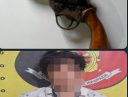POLSEK GUNUNG MEGANG AMANKAN PEMILIK SENJATA API RAKITAN, MASYARAKAT DIIMBAU SERAHKAN SENPI ILEGAL SECARA SUKARELA