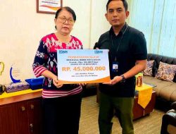 BRI Life Cabang Bagan Batu Serahkan Santunan Asuransi Jiwa Rp45 Juta kepada Ahli Waris Nasabah