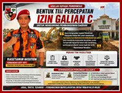 Komandan KOTI PP Rohil Usulkan Tim Fasilitasi Perizinan Galian C