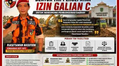 Komandan KOTI PP Rohil Usulkan Tim Fasilitasi Perizinan Galian C