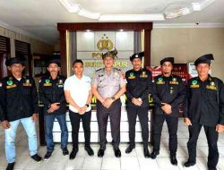 Polsek Bukit Kapur dan Tameng Adat LAMR Perkuat Kolaborasi Ciptakan Wilayah Kondusif