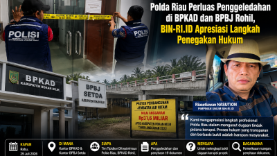 Polda Riau Selidiki Dugaan Korupsi Proyek Jembatan Air Hitam, BIN-RI.ID Apresiasi Langkah Penegakan Hukum