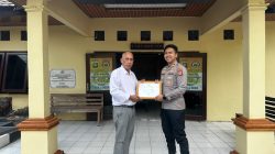 KPK-ME Anugerahkan Piagam Apresiasi kepada Kapolsek Tanjung Agung atas Dedikasi, Integritas, dan Profesionalisme Melayani Masyarakat
