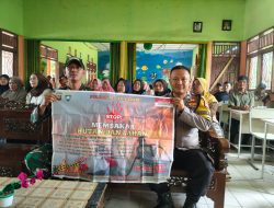 Bhabinkamtibmas Polres Muara Enim Hadiri Pembentukan Komite SMP Negeri 7, Sampaikan Pesan Kamtibmas dan Cegah Karhutla
