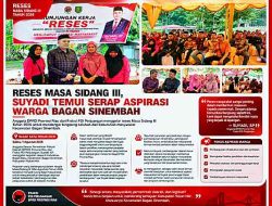 Reses Masa Sidang III, Suyadi Temui Serap Aspirasi Warga Bagan Sinembah 