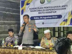 Kapolsek TPTM Ajak Warga Batu Hampar Perkuat Benteng Anti-Narkoba Lewat Penyuluhan KKN UIN Suska Riau