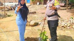 Polsek Bagan Sinembah Ajak Warga Hijaukan Lingkungan Lewat Program Green Policing