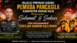 Sertijab Dandim 0321/Rohil, MPC Pemuda Pancasila Rokan Hilir Sampaikan Ucapan Selamat kepada Dandim Baru dan Lama