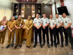 Perkuat Kolaborasi, Kalapas Muara Enim Sambangi Plt Bupati Muara Enim