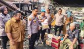 Polsek Bagan Sinembah Salurkan Bantuan untuk Korban Kebakaran