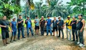 Riasetiawan Nasution dan Tim Lakukan Pengamanan Kebun Herman Syahputra di Sungai Daun Palika 