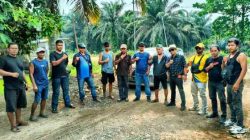 Riasetiawan Nasution dan Tim Lakukan Pengamanan Kebun Herman Syahputra di Sungai Daun Palika 