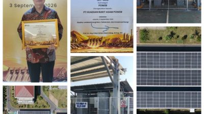 Anak Perusahaan PTBA, PT Huadian Bukit Asam Power (HBAP) Raih Juara 3 Apresiasi EBTKE 2026 dari Kementerian ESDM*