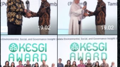 PTBA Raih Dua Penghargaan Katadata ESG Insight Award 2026