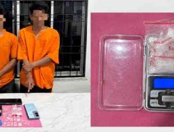 Polsek Bagan Sinembah Sita 30 Paket Sabu Seberat 7 Gram, Dua Pria Diamankan