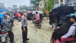 Strong Point Pagi, Polsek Bagan Sinembah Atur Lalu Lintas di Jalan Jenderal Sudirman