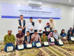 BRI Bagan Batu Perkuat Kepedulian Sosial melalui Penyaluran Paket Pendidikan