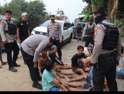 Operasi Gabungan Polres Muara Enim–BNNK Mengguncang Berugo! Empat Titik Digerebek, Sabu dan Ekstasi Diamankan