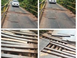 JEMBATAN AIR SIAMANG DI DESA SUKA MERINDU RUSAK, KESELAMATAN PENGGUNA JALAN PERLU SEGERA DIPERHATIKAN