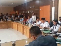 RAPAT KOORDINASI DENGAN PERUSAHAAN PEMEGANG IUP DI MUARA ENIM BERLANGSUNG TEGANG, KOPBARA TEGASKAN TUNTUTAN MASYARAKAT